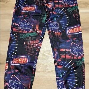 Neon Print Men's Joggers